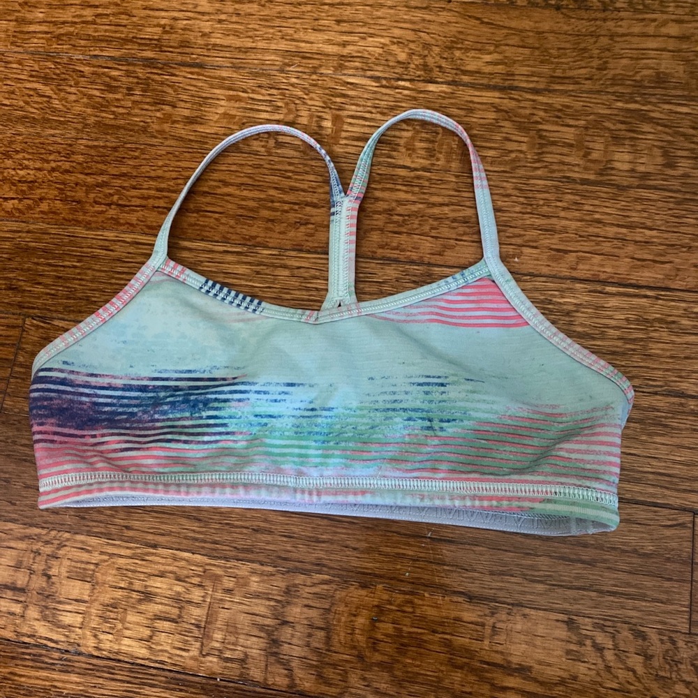 IVVIVA MULTICOLOR SPORTS BRA SIZE 12